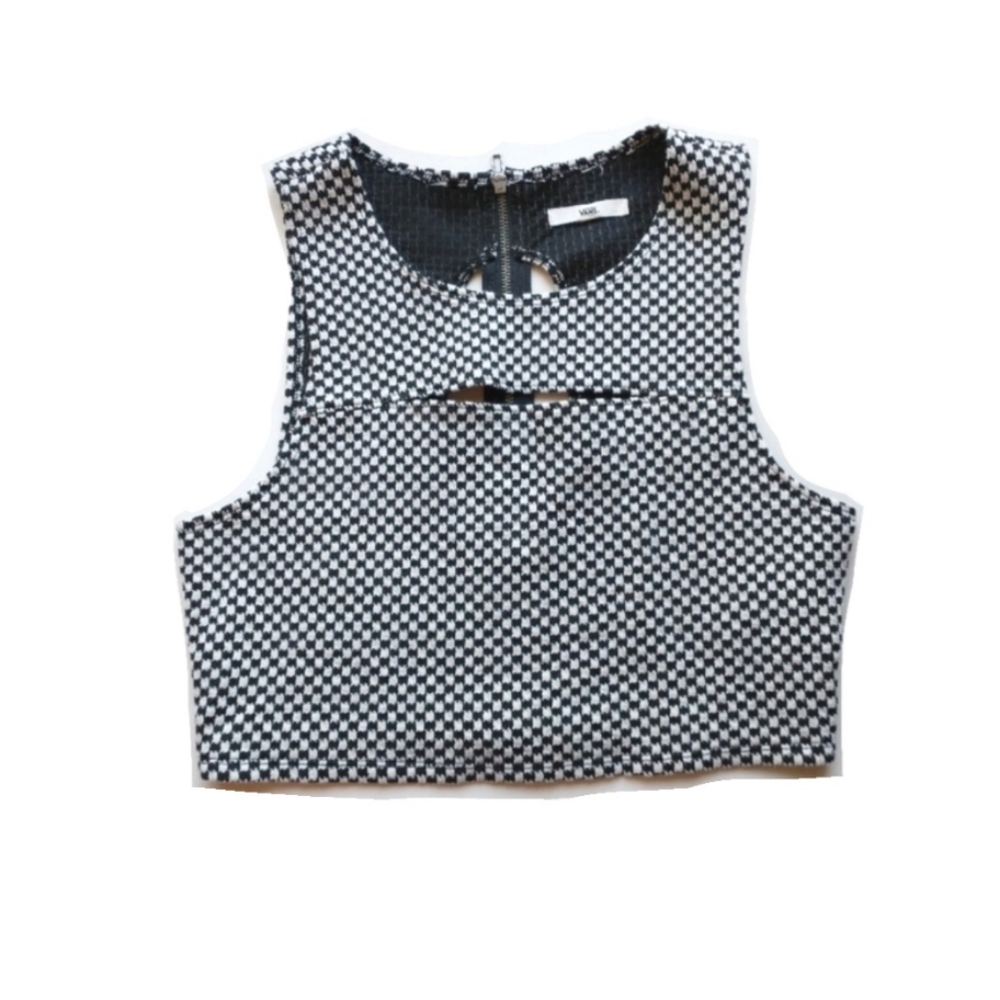 Vans Classic Checkered Crop Tank Top